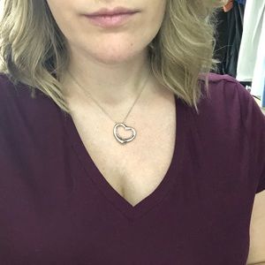 Tiffany Elsa Peretti Open Heart necklace